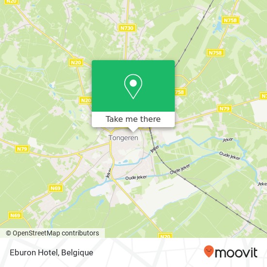 Eburon Hotel kaart