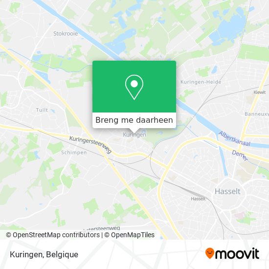 Kuringen kaart