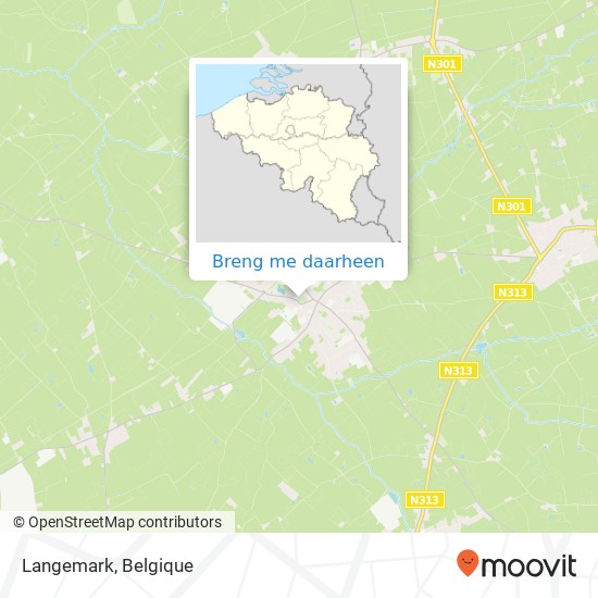 Langemark kaart