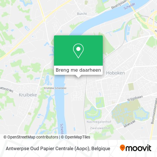 Antwerpse Oud Papier Centrale (Aopc) kaart