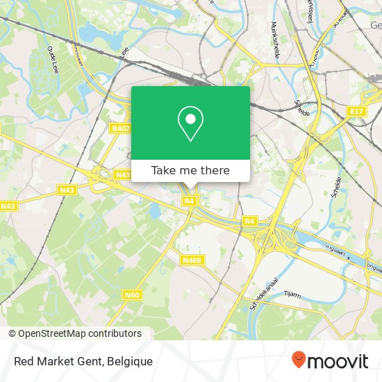 Red Market Gent kaart