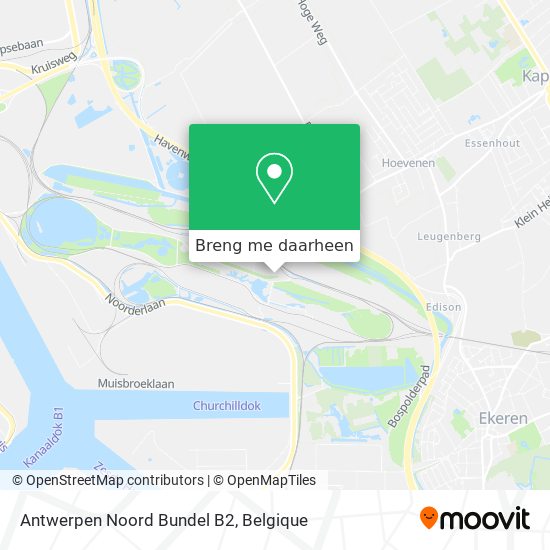 Antwerpen Noord Bundel B2 kaart