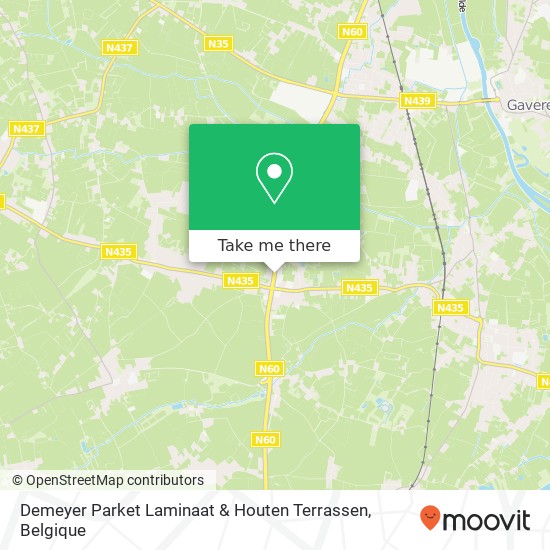 Demeyer Parket Laminaat & Houten Terrassen kaart