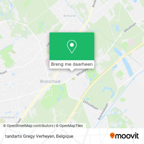 tandarts Gregy Verheyen kaart