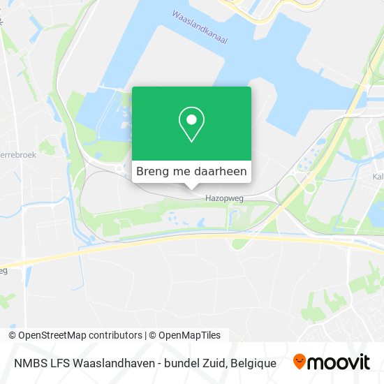 NMBS LFS Waaslandhaven - bundel Zuid kaart