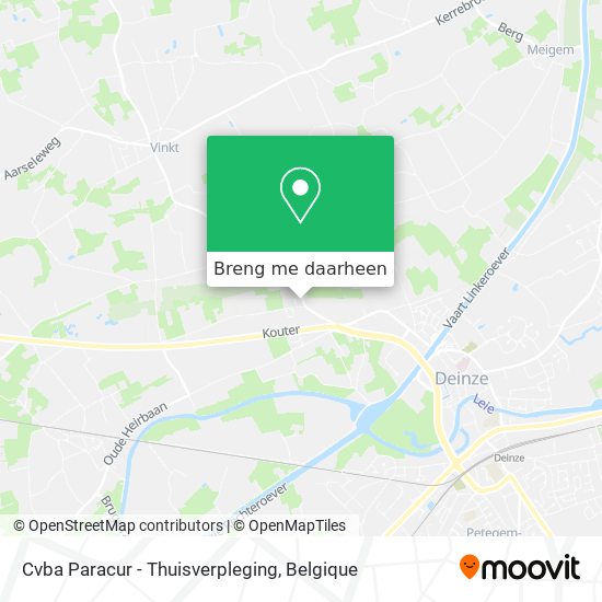 Cvba Paracur - Thuisverpleging kaart