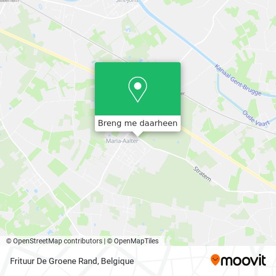 Frituur De Groene Rand kaart