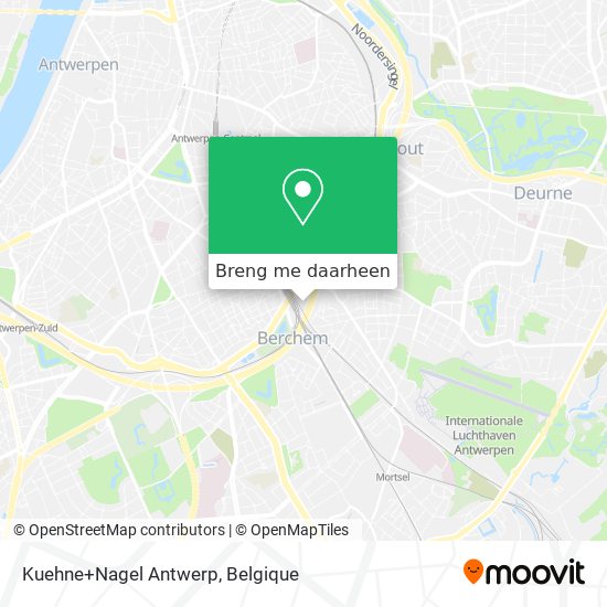 Kuehne+Nagel Antwerp kaart