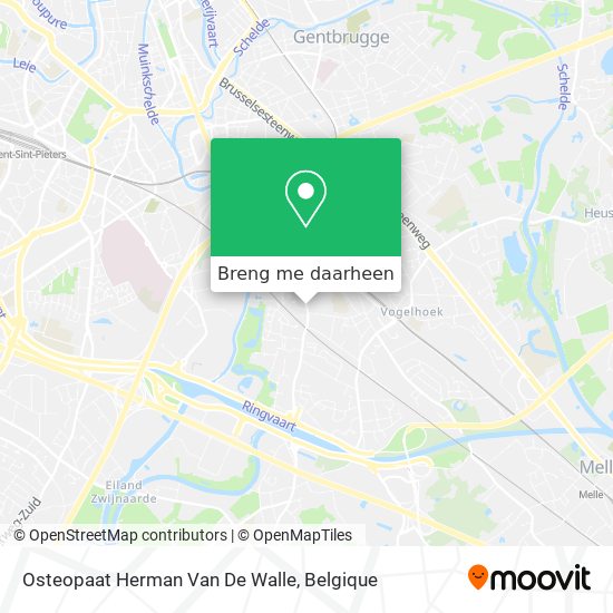 Osteopaat Herman Van De Walle kaart