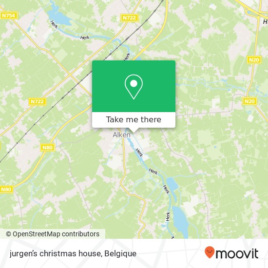 jurgen’s christmas house kaart