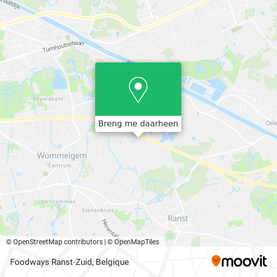 Foodways Ranst-Zuid kaart