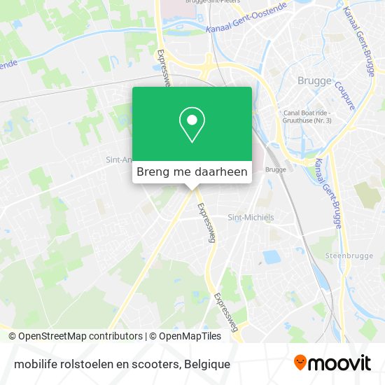 mobilife rolstoelen en scooters kaart