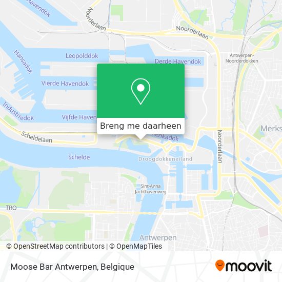 Moose Bar Antwerpen kaart