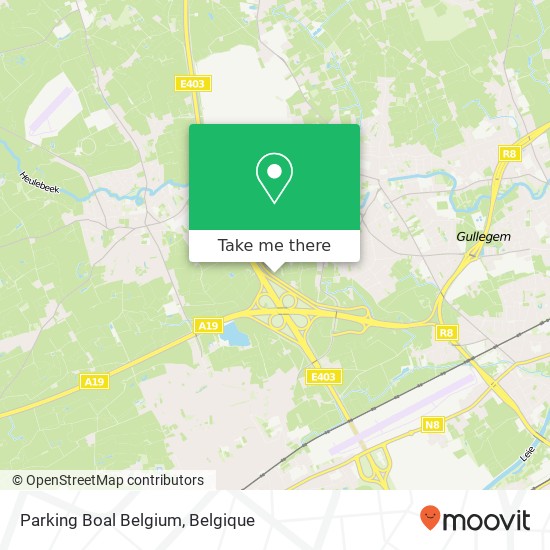 Parking Boal Belgium kaart