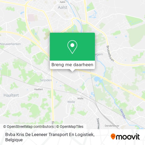 Bvba Kris De Leeneer Transport En Logistiek kaart