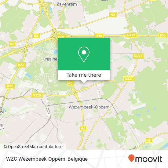 WZC Wezembeek-Oppem kaart