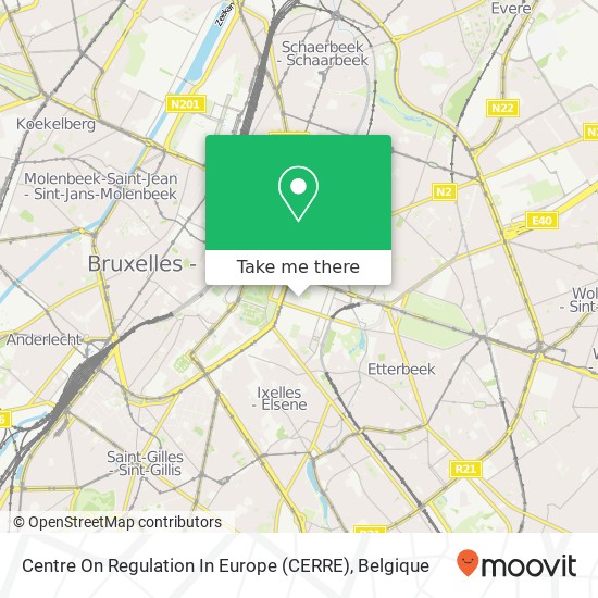 Centre On Regulation In Europe (CERRE) kaart