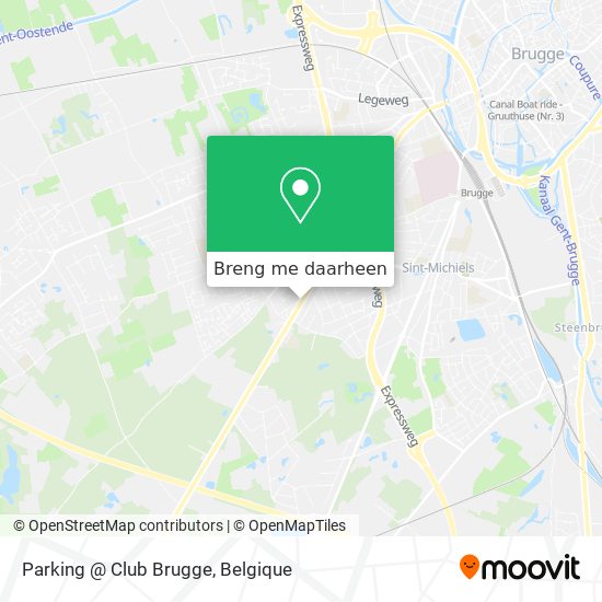 Parking @ Club Brugge kaart