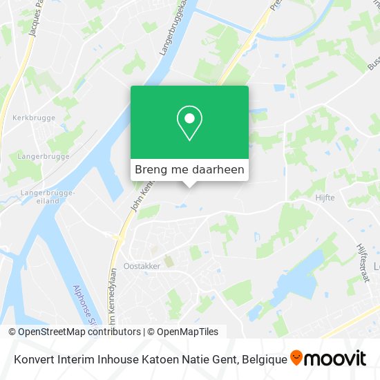 Konvert Interim Inhouse Katoen Natie Gent kaart