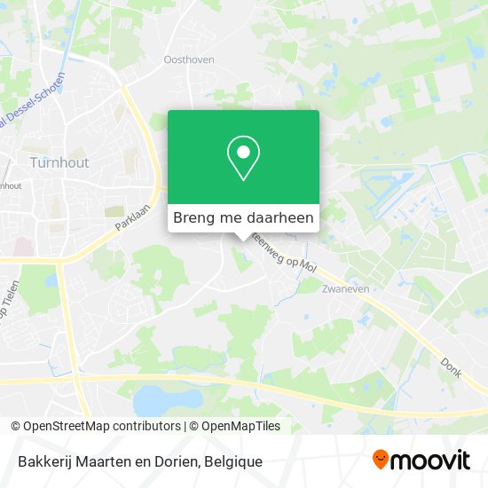 Bakkerij Maarten en Dorien kaart
