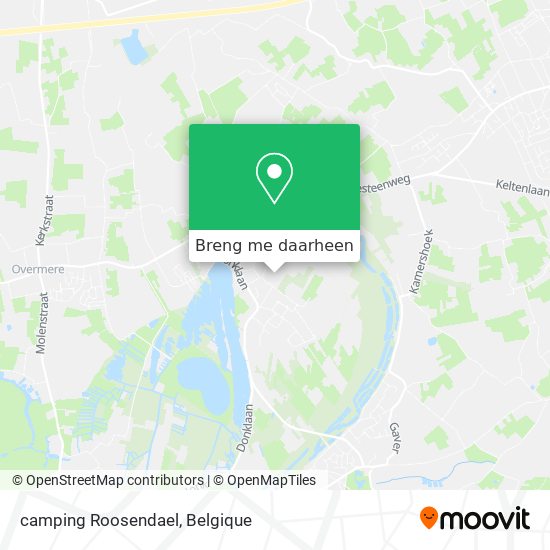 camping Roosendael kaart