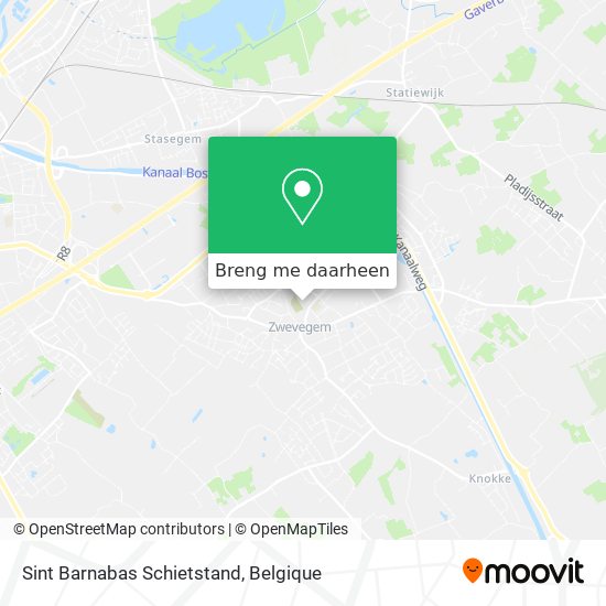 Sint Barnabas Schietstand kaart