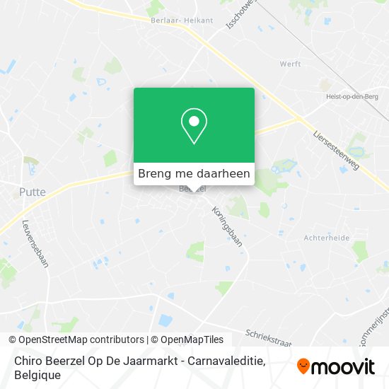 Chiro Beerzel Op De Jaarmarkt - Carnavaleditie kaart
