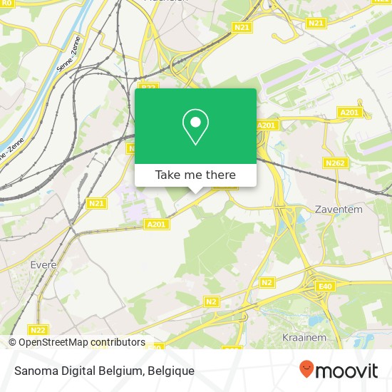 Sanoma Digital Belgium kaart