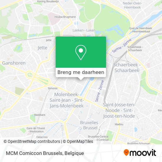 MCM Comiccon Brussels kaart
