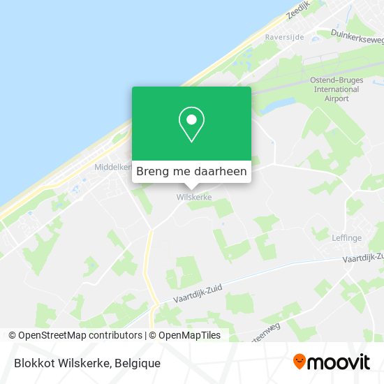 Blokkot Wilskerke kaart