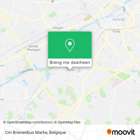 Hoe gaan naar Cm Brievenbus Marke in Kortrijk Bus of Trein?