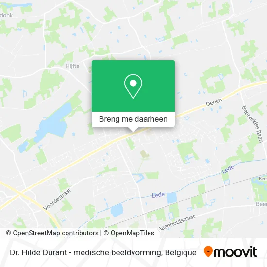 Dr. Hilde Durant - medische beeldvorming kaart