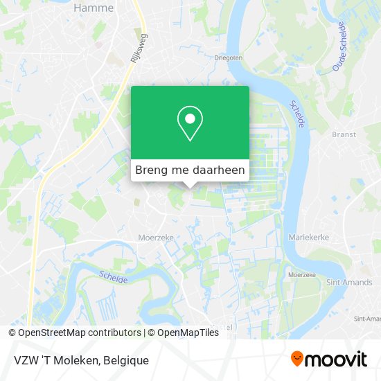 VZW 'T Moleken kaart