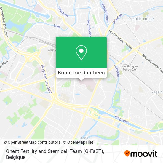 Ghent Fertility and Stem cell Team (G-FaST) kaart