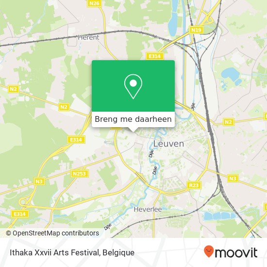 Ithaka Xxvii Arts Festival kaart