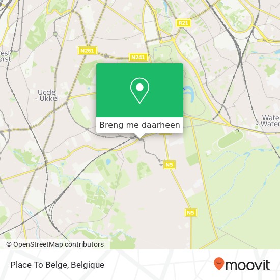 Place To Belge kaart