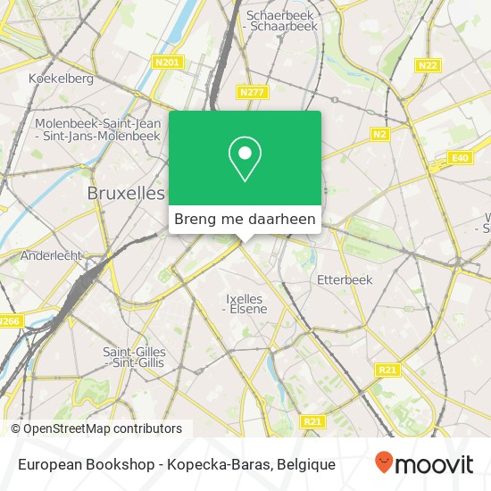 European Bookshop - Kopecka-Baras kaart