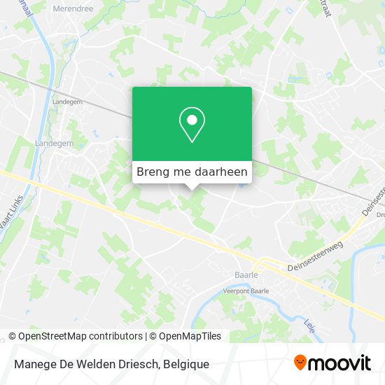 Manege De Welden Driesch kaart