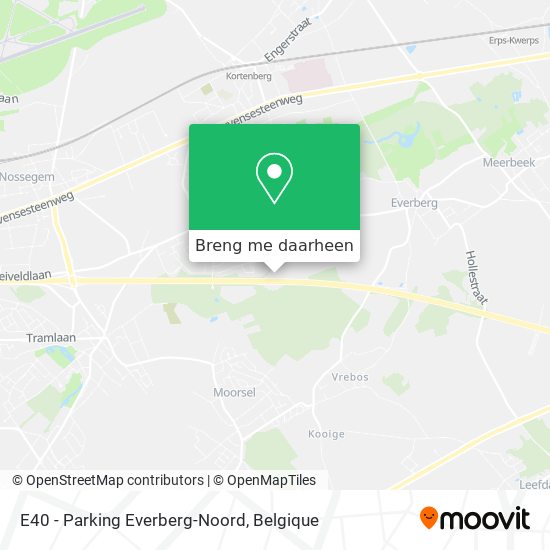 E40 - Parking Everberg-Noord kaart