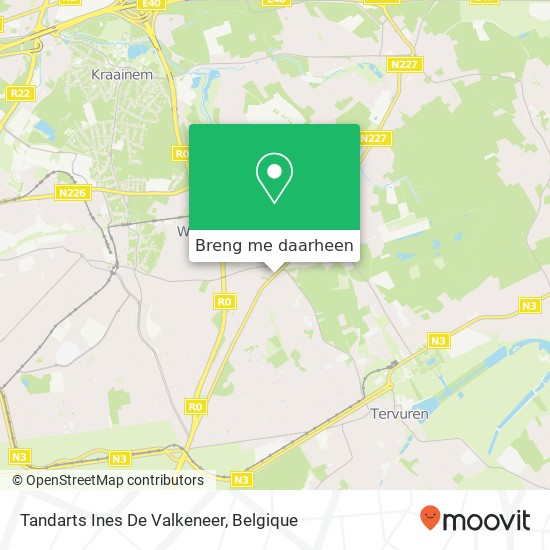 Tandarts Ines De Valkeneer kaart