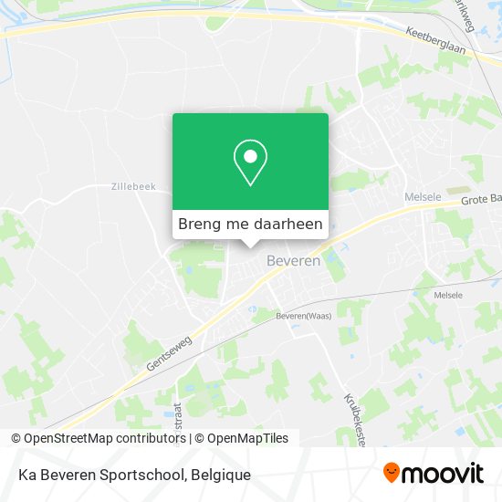 Ka Beveren Sportschool kaart