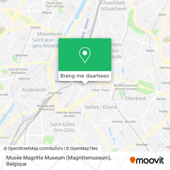 Musée Magritte Museum (Magrittemuseum) kaart