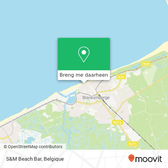 S&M Beach Bar kaart