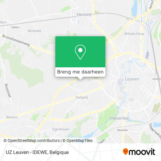 UZ Leuven - IDEWE kaart