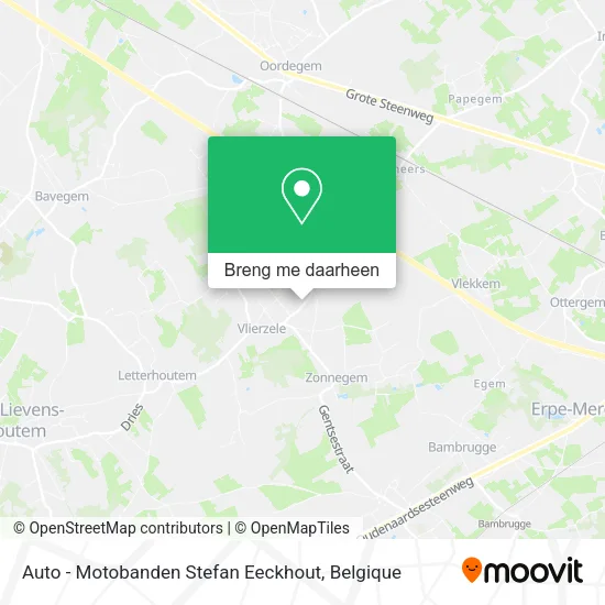 Auto - Motobanden Stefan Eeckhout kaart