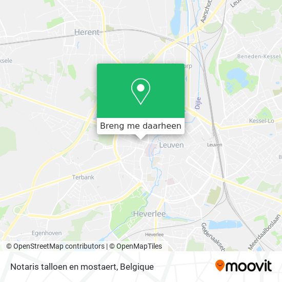 Notaris talloen en mostaert kaart
