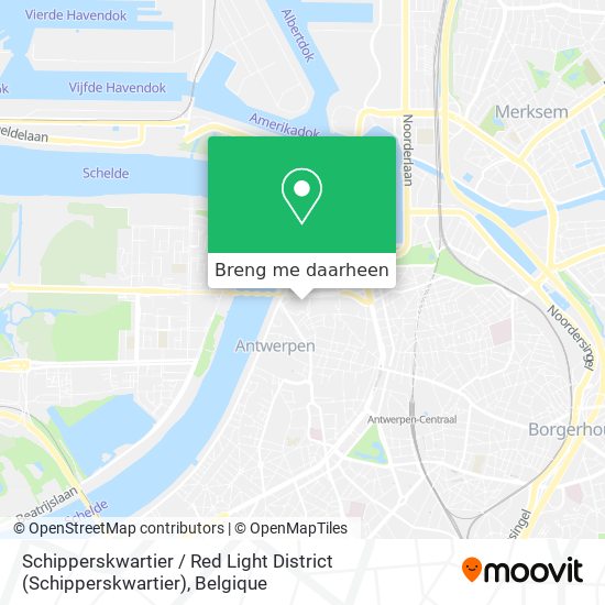 Schipperskwartier / Red Light District kaart