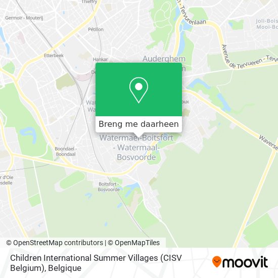 Children International Summer Villages (CISV Belgium) kaart