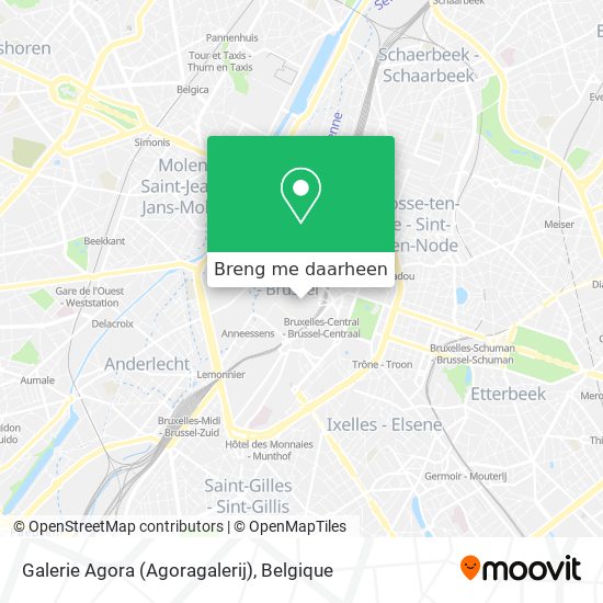 Galerie Agora (Agoragalerij) kaart