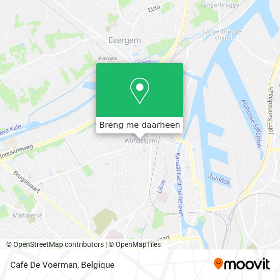 Café De Voerman kaart